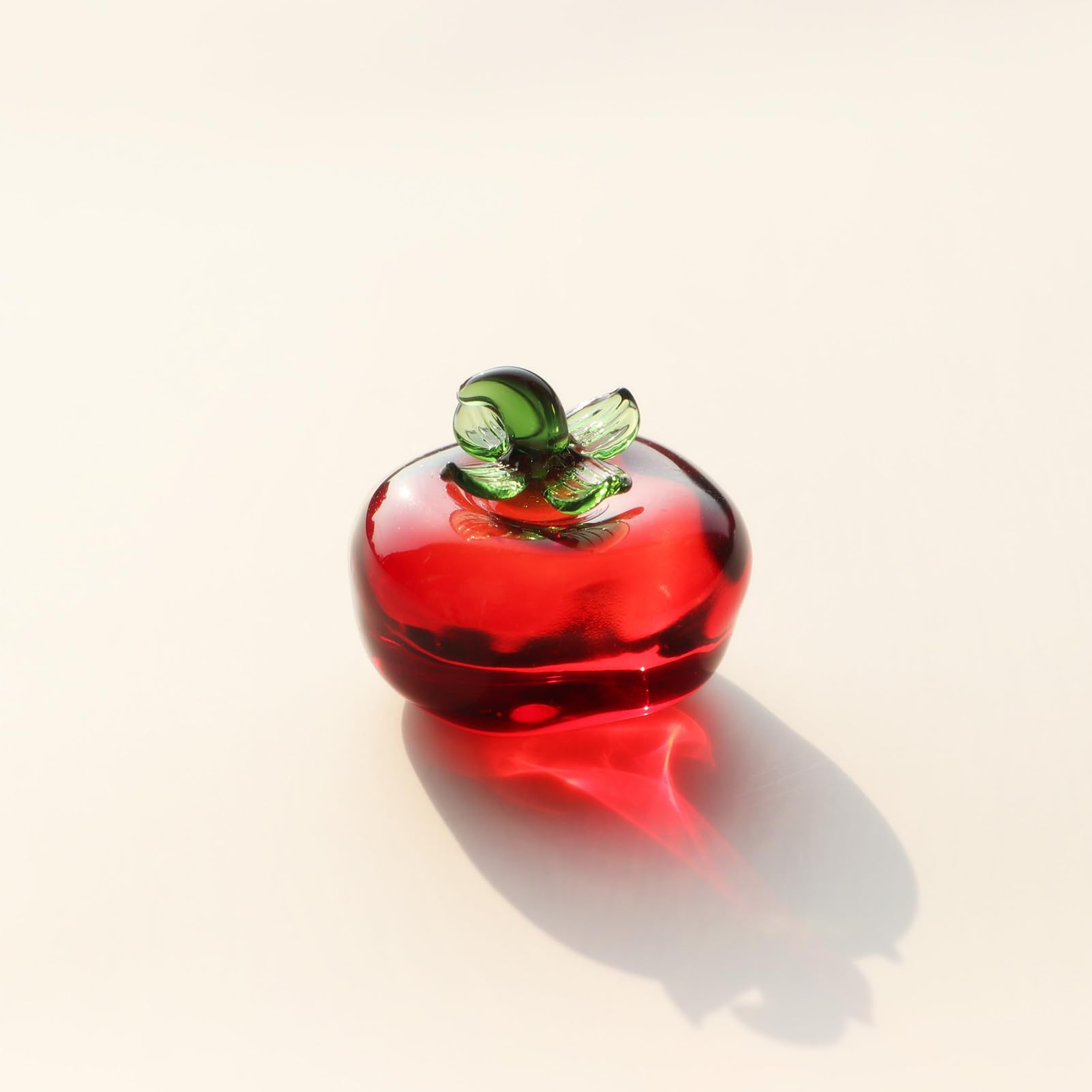 Amazon.co.jp: クリスタル トマト 文鎮 オーナメント ガラス 野菜 置物